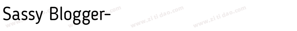 Sassy Blogger字体转换